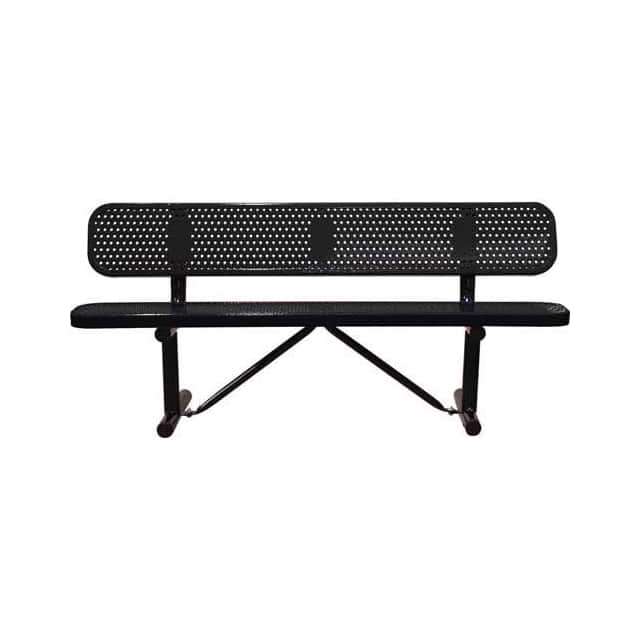 B8WBSMPERFBK 96" BENCH W/BACKREST, SURFACE MO