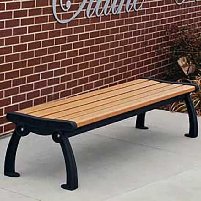 PB 6CEDBFHERBAC HERITAGE BACKLESS BENCH, RECYCLE