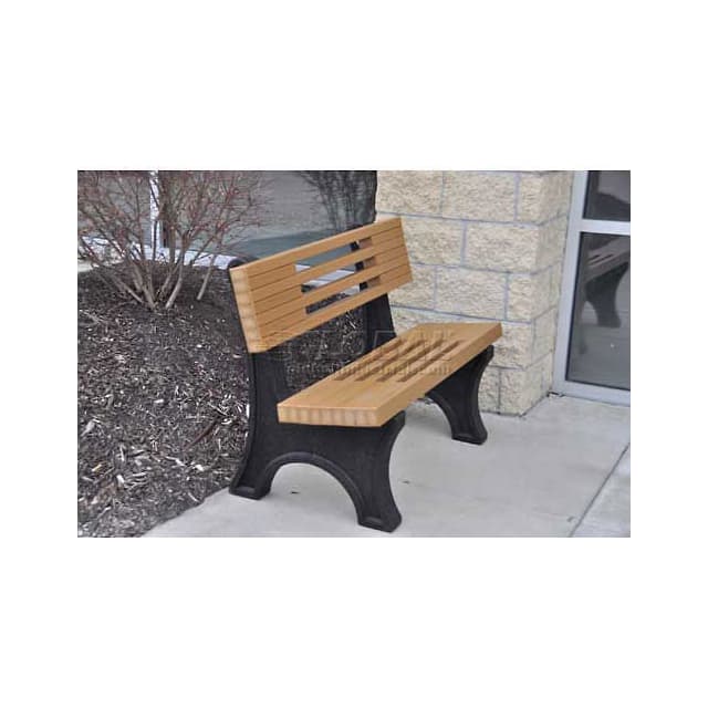PB 4CEDARIELE 4' ARIEL BENCH RECYCLED PLASTIC