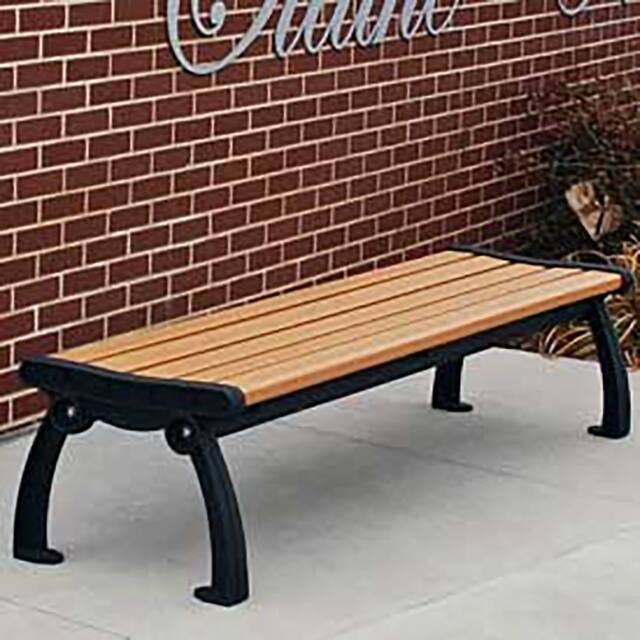 PB 4CEDBFHERBAC HERITAGE BACKLESS BENCH, RECYCLE