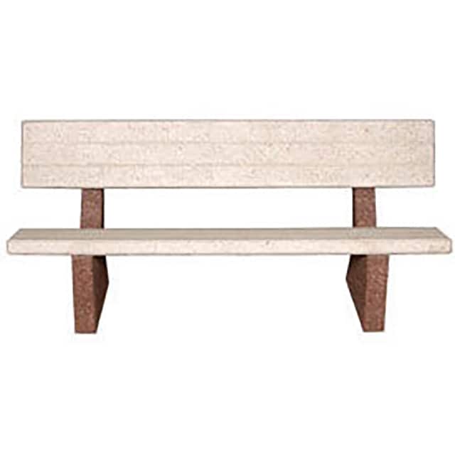 BB-48-GC 4' CONCRETE COMMERCIAL BENCH W/B