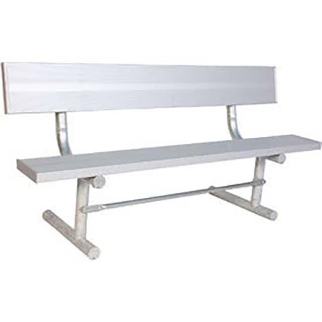 940P-A8 8' PARK BENCH W/BACK, PORTABLE,