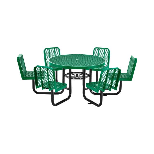 277590GN 46" ROUND EXPANDED METAL CAROUSE
