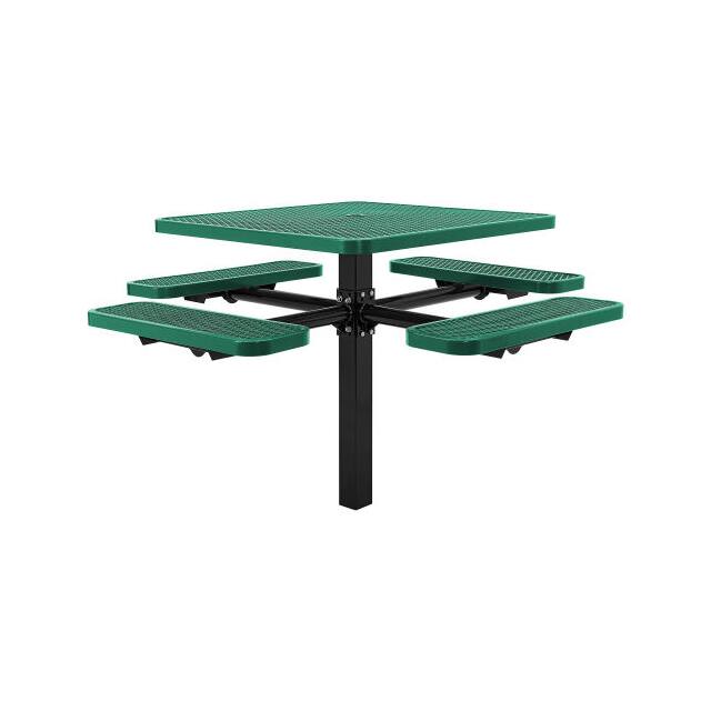695293GN 46" SQUARE PICNIC TABLE, IN-GROU