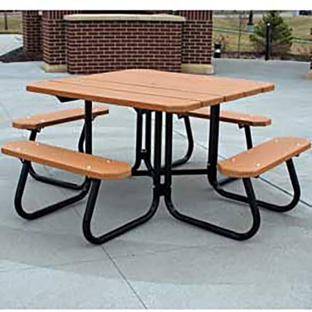 B264328 4' PICNIC TABLE, RECY. PLASTIC