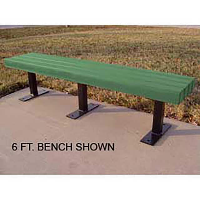 PB 8GRETRA TRAILSIDE 8' FLAT BENCH, RECYCLE