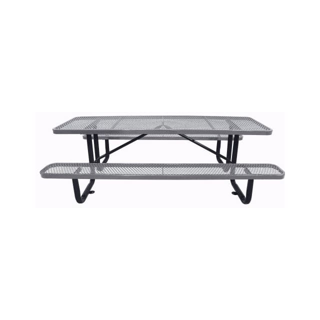 T8XPSMGY 96" RECTANGULAR PICNIC TABLE, EX