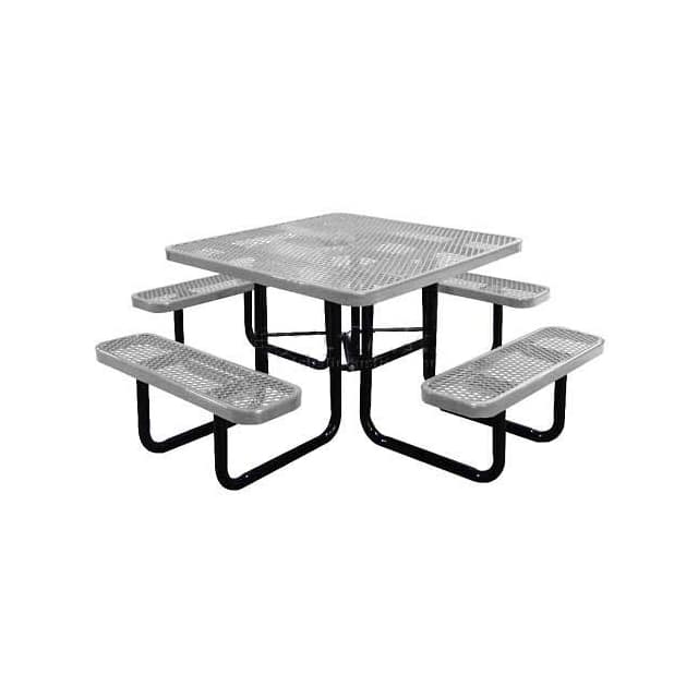 T46SQSMGY 46" SQUARE PICNIC TABLE, SURFACE
