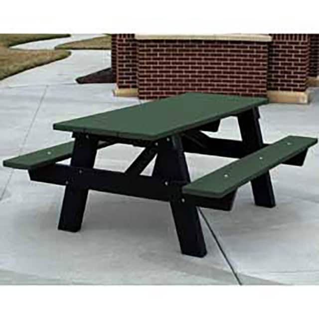 PB APIC6GREGL 6' A-FRAME TABLE, RECYCLED PLAST