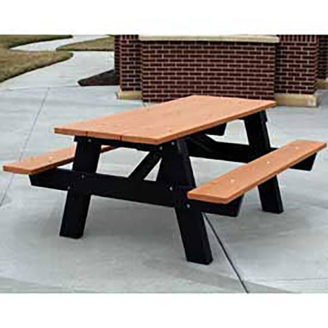 PB APIC6CEDGL 6' A-FRAME TABLE, RECYCLED PLAST
