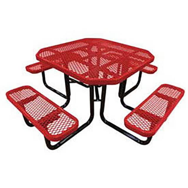 T46OCTSMRD 46" OCTAGONAL PICNIC TABLE, EXPA