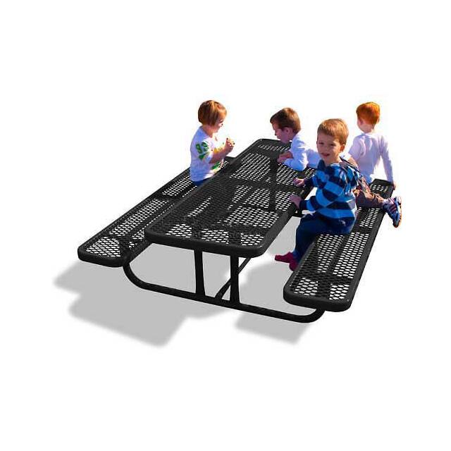 158PS-V6BK 6' RECTANGULAR CHILDREN'S PICNIC