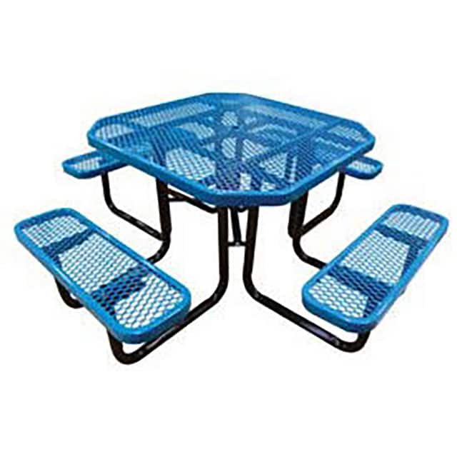 T46OCTSMBL 46" OCTAGONAL PICNIC TABLE, EXPA