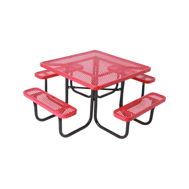 B1915809 46" SQUARE TABLE, PERFORATED, CO