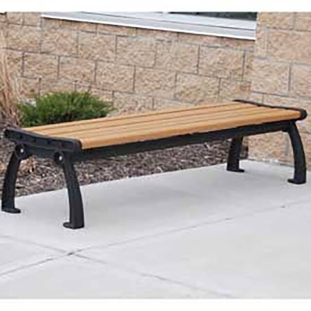 PB 8CEDBFHERBAC HERITAGE BACKLESS BENCH, RECYCLE