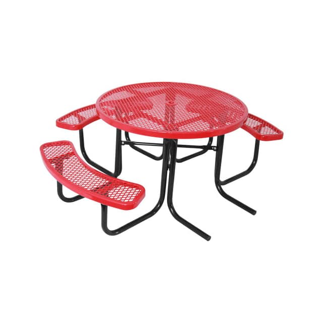 PBK358H-RDEV-RED 46" ADA ROUND TABLE, DIAMOND, TH