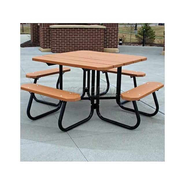 B770175 RECYCLED PLASTIC SQUARE PICNIC T