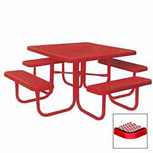 PR358-VR 46" SQUARE TABLE, DIAMOND, COATE