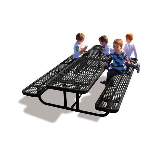 158PS-V8BK 8' RECTANGULAR CHILDREN'S PICNIC