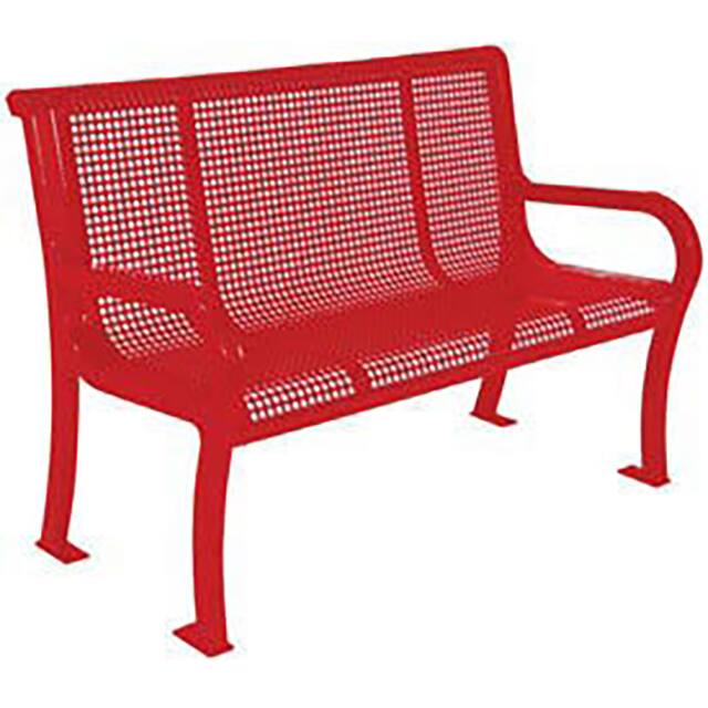 TR954-P4R 4' LEXINGTON BENCH, PERFORATED