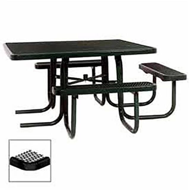 PBK358H-VBK 46" ADA SQUARE TABLE, 3-SEAT, DI