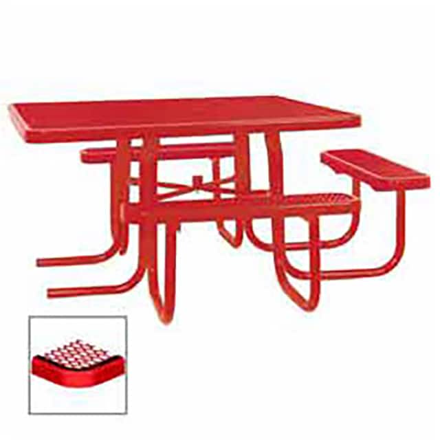 PR358H-VR 46" ADA SQUARE TABLE, 3-SEAT, DI