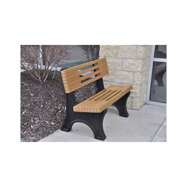 PB 8CEDARIELE 8' ARIEL BENCH RECYCLED PLASTIC