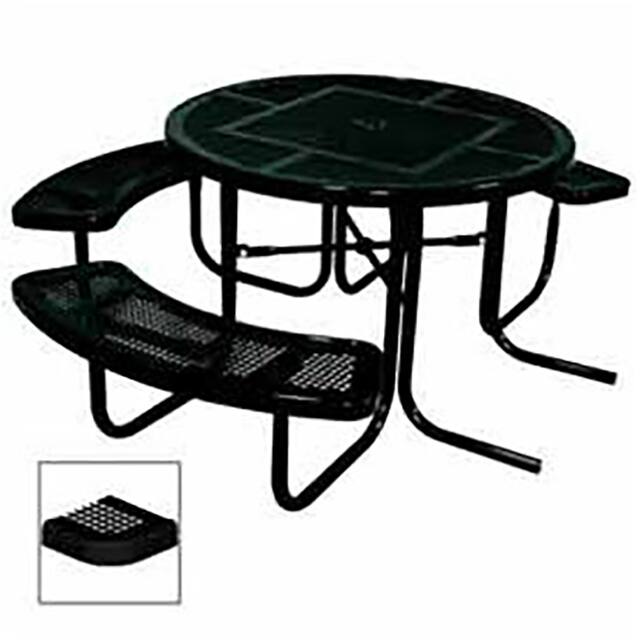 PBK358H-RDPBK 46" ADA ROUND TABLE, 3-SEAT, PER