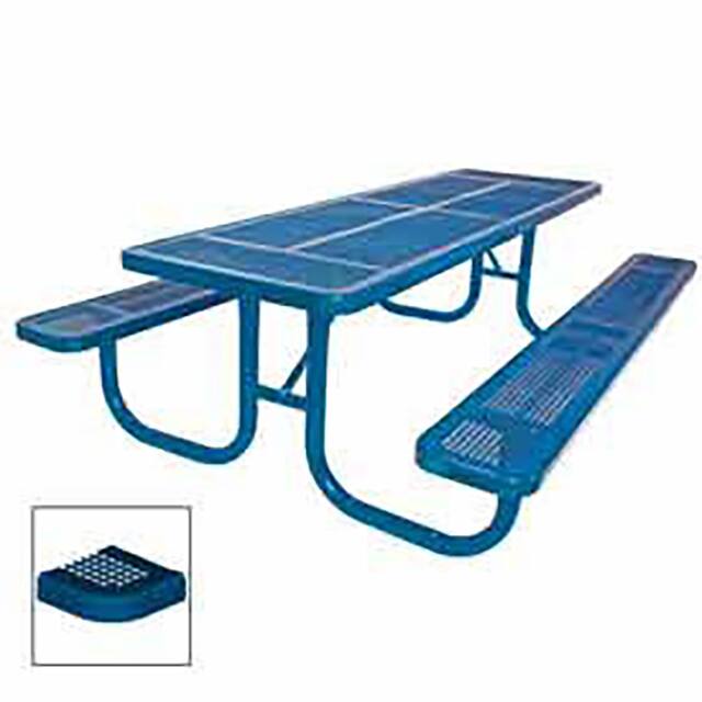 PB238-P6B EXTRA HEAVY DUTY TABLE, PERFORAT
