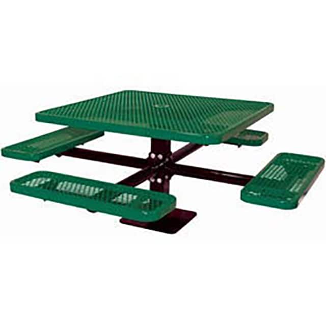 PBK338SM-VG SINGLE PEDESTAL 46" SQUARE TABLE