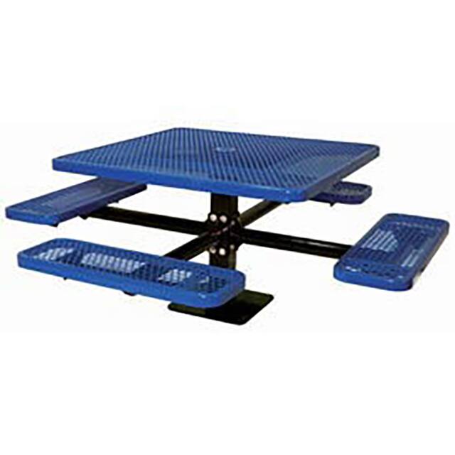PBK338SM-VB SINGLE PEDESTAL 46" SQUARE TABLE