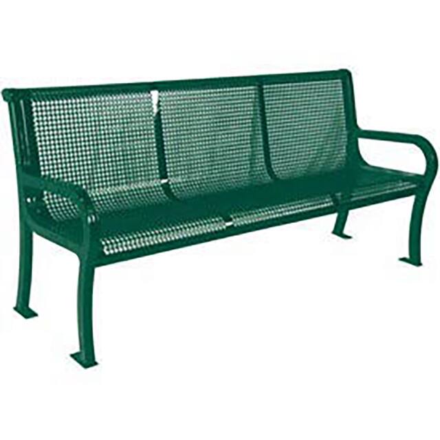 TG954-P8G 8' LEXINGTON BENCH, PERFORATED S