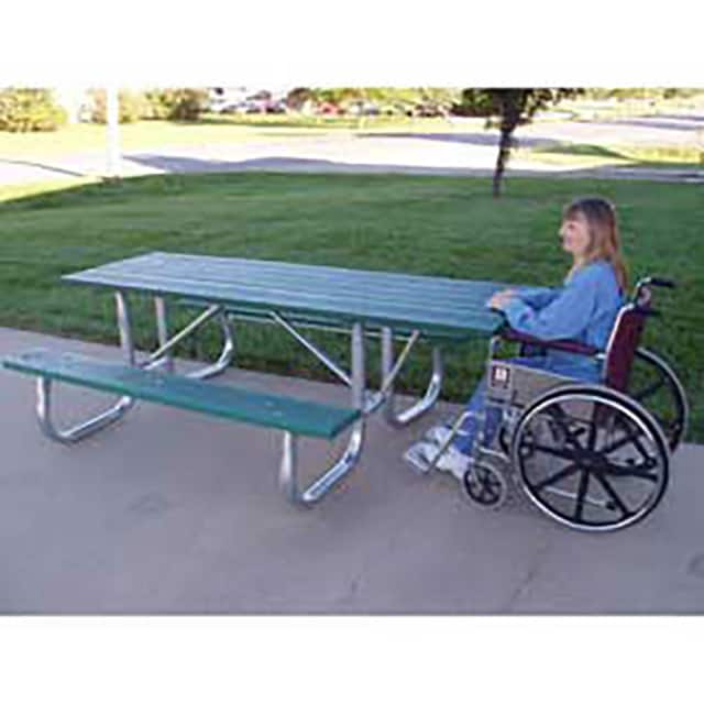 PB 6GREGFPICADA 6' ADA GALVANIZED FRAME PICNIC T