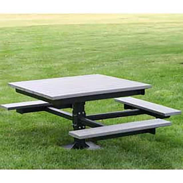 B263996 ADA T-TABLE, RECYCLED PLASTIC, 4