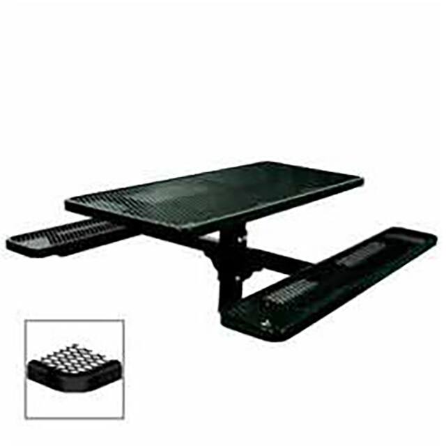 PBK337S-V6BK SINGLE PEDESTAL TABLE, INGROUND,
