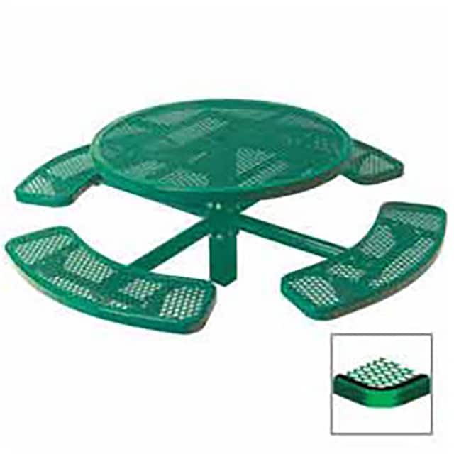 PG338S-RDVG SINGLE PEDESTAL 46" ROUND TABLE,