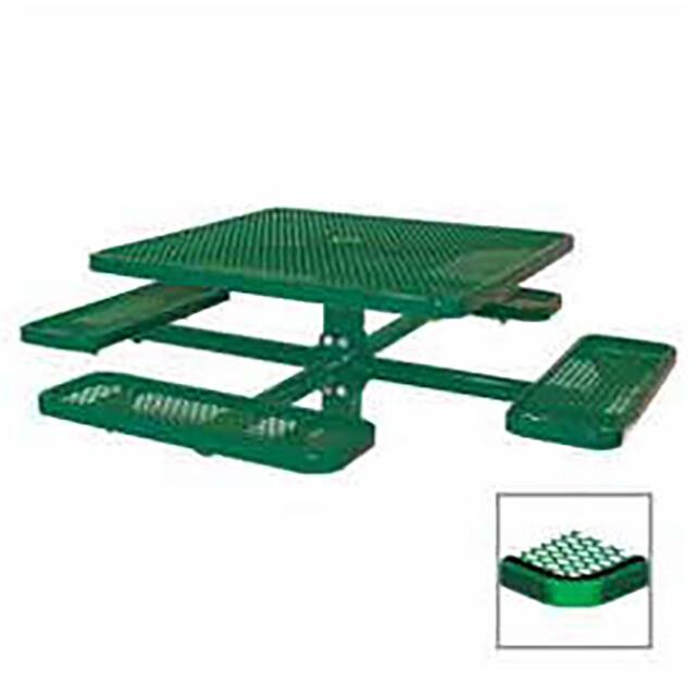 PG338S-VG SINGLE PEDESTAL 46" SQUARE TABLE