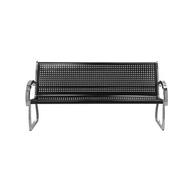 725101 6' SKYLINE BENCH, STEEL/STAINLES