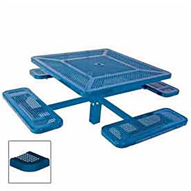 PB338S-PB SINGLE PEDESTAL 46" SQUARE TABLE