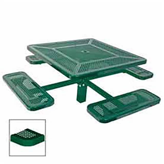 PG338S-PG SINGLE PEDESTAL 46" SQUARE TABLE