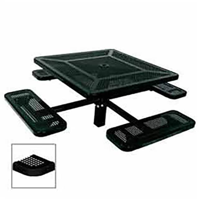 PBK338S-PBK SINGLE PEDESTAL 46" SQUARE TABLE