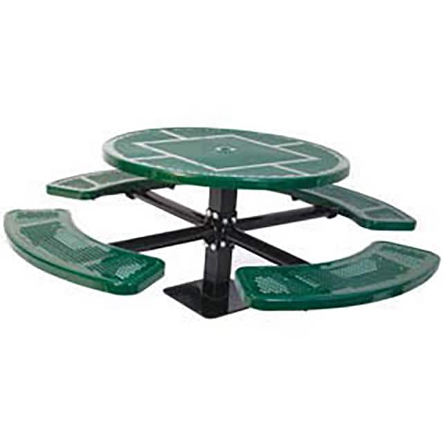 PBK338SM-RDPG SINGLE PEDESTAL 46" ROUND TABLE,