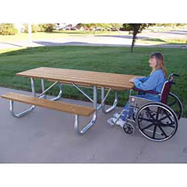 PB 6CEDGFPICADA 6' ADA GALVANIZED FRAME PICNIC T