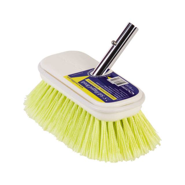 SW77345 7-1/2" SOFT FLAGGED GREEN BRUSH