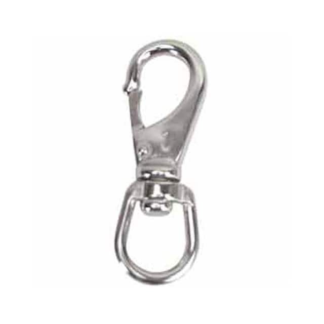 S-1128 1/2" EYE SWIVEL SNAP, CHROME PLA