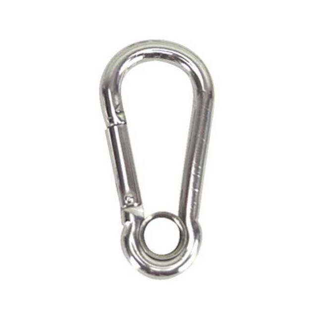 S-1113 9/16" EYE CARABINER SNAP, STAINL