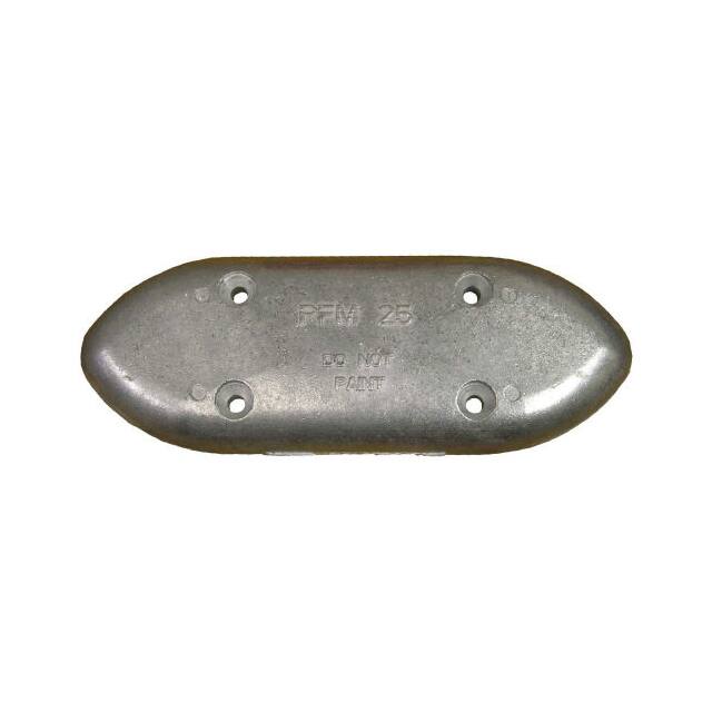 HM25A HULL PLATE ALUMINUM 1.5 LBS, 9-1