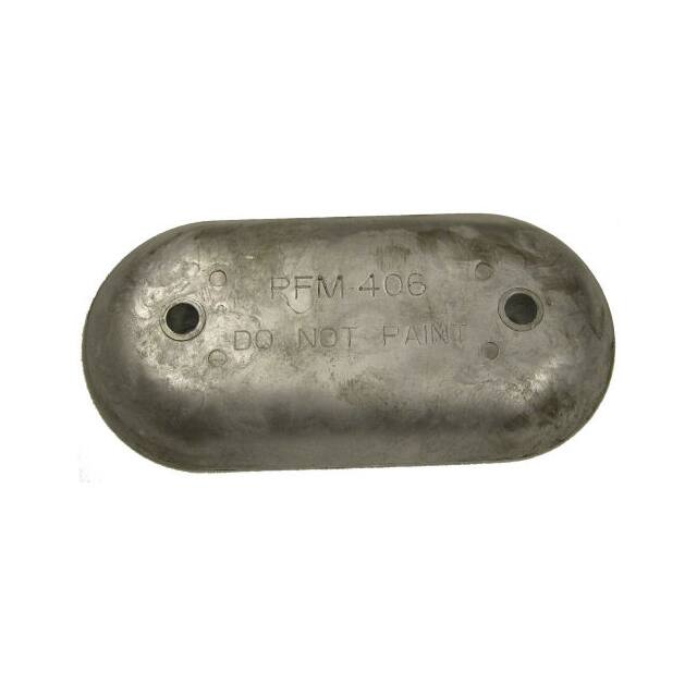 H406A HULL PLATE ALUMINUM 2.6 LBS, 9-1