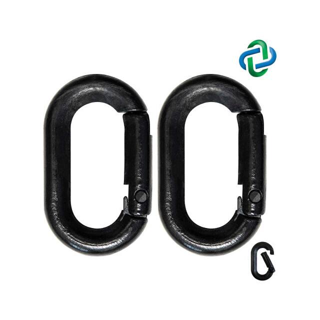92503-2 CARABINER ACETAL COPOLYMER 2/PK