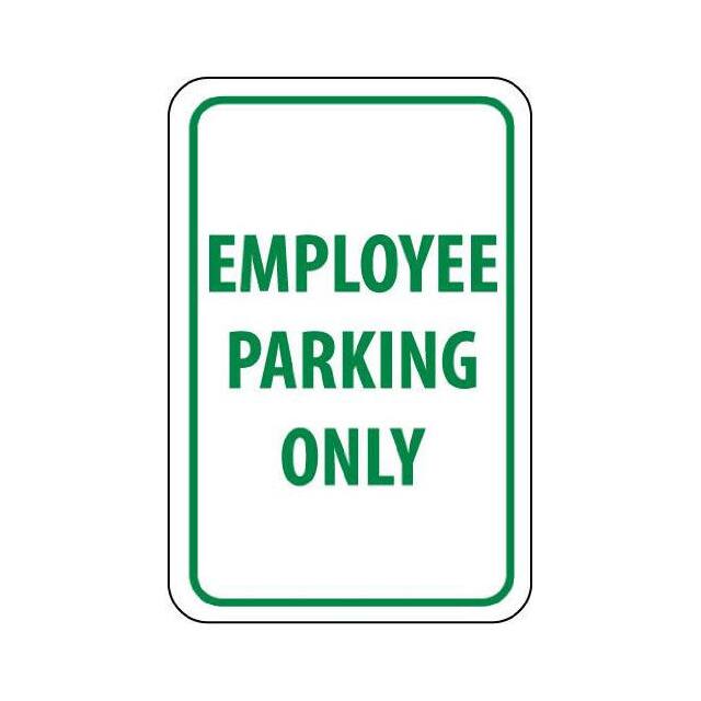 TM52G NMC TRAFFIC SIGN, EMPLOYEE PARKI